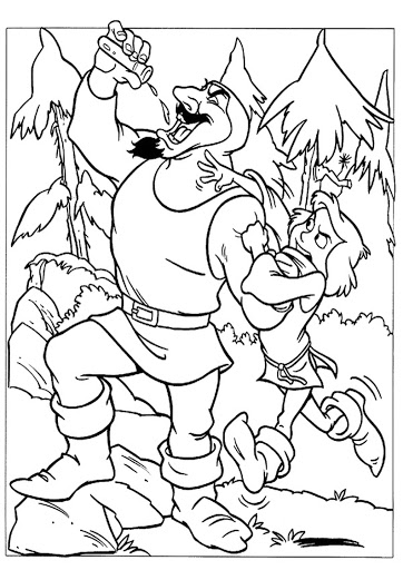 Online coloring book: Kevin and Igthorn coloring page